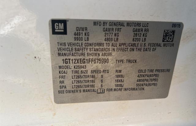 VIN 1GT12XEG1FF675990 2015 GMC Sierra, K2500 Heavy... no.10