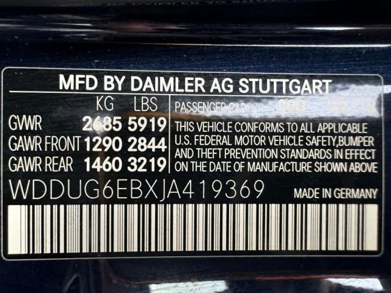 Lot #2976941683 2018 MERCEDES-BENZ S 450 4MAT