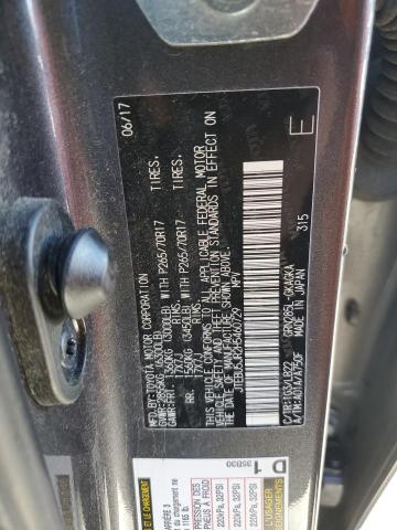 2017 TOYOTA 4RUNNER SR - JTEBU5JR2H5460729