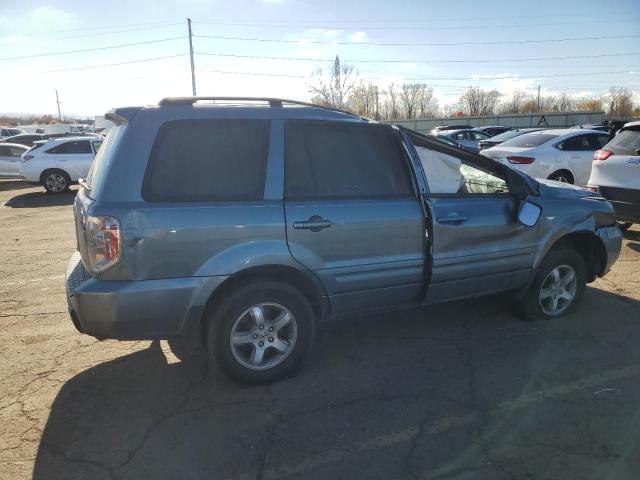 HONDA PILOT EX 2006 blue  gas 2HKYF185X6H529877 photo #4