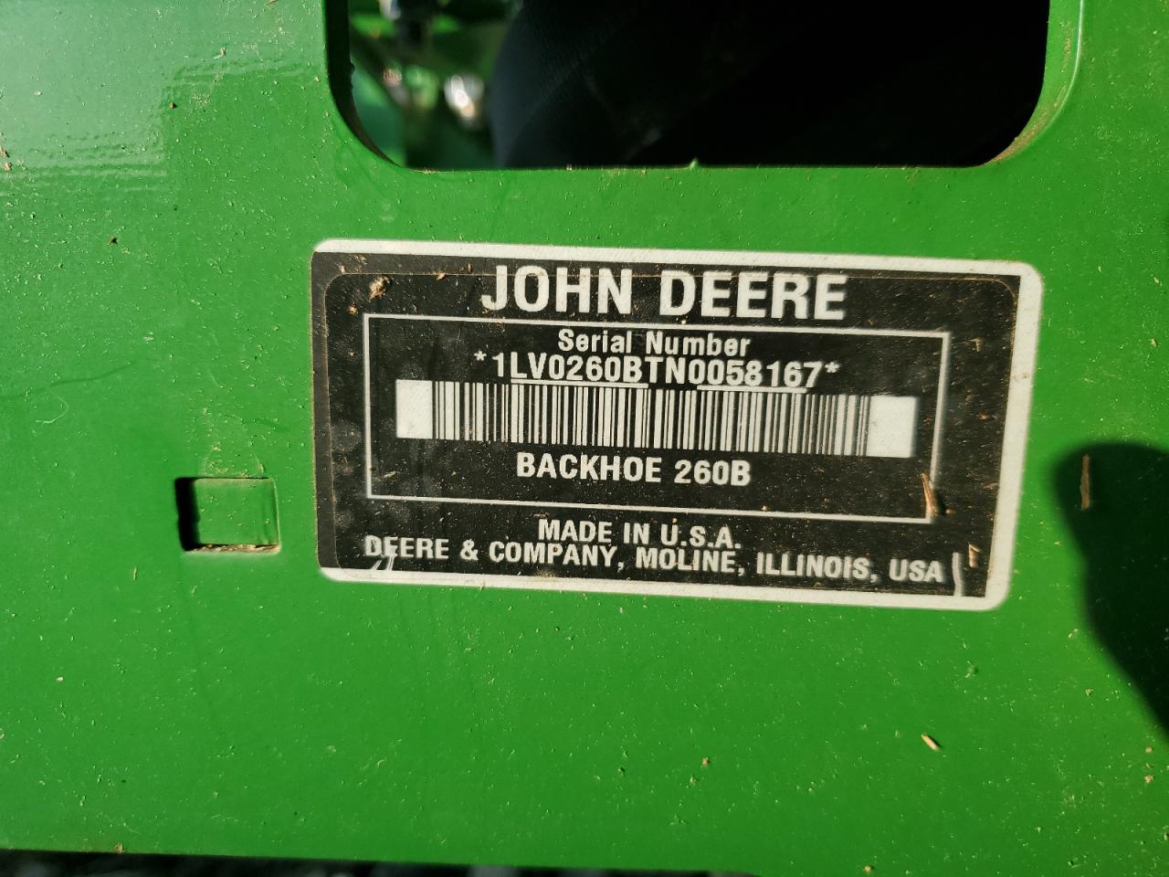 Lot #2971641704 2023 JOHN DEERE BACKHOE