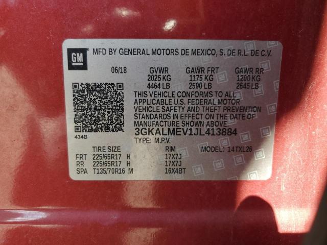 2018 GMC TERRAIN SL - 3GKALMEV1JL413884