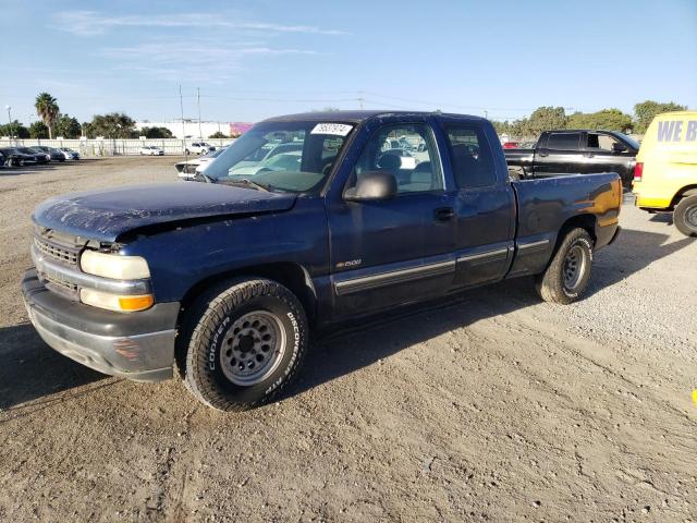 CHEVROLET SILVERADO 2002 blue  gas 2GCEC19W421364259 photo #1