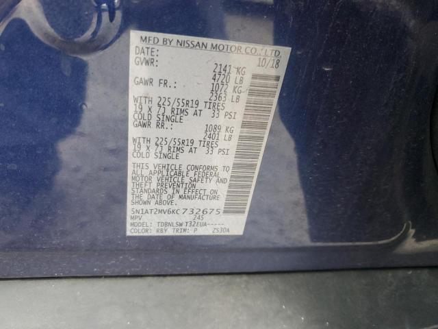 2019 NISSAN ROGUE S - 5N1AT2MV6KC732675