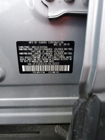 2020 SUBARU FORESTER L - JF2SKASC6LH424693