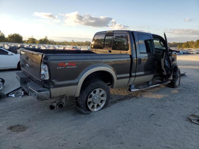 FORD F250 SUPER 2008 brown crew pic diesel 1FTSW21R48EA49295 photo #4