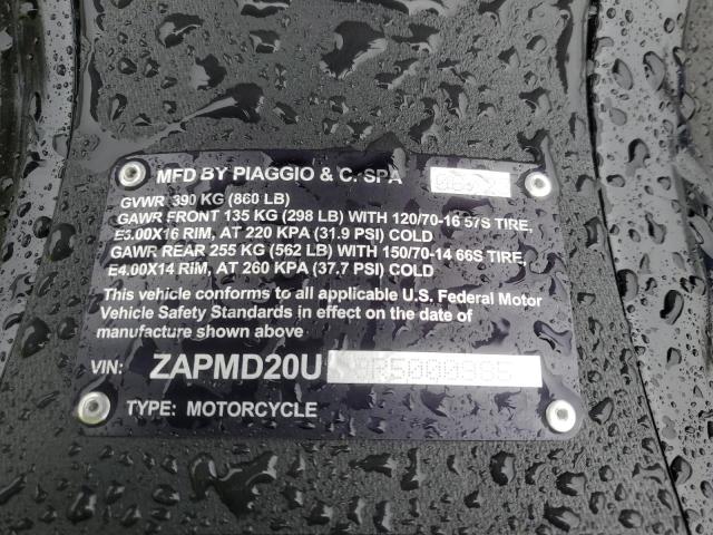 2024 PIAGGIO BV 400 ZAPMD20U9R5000985