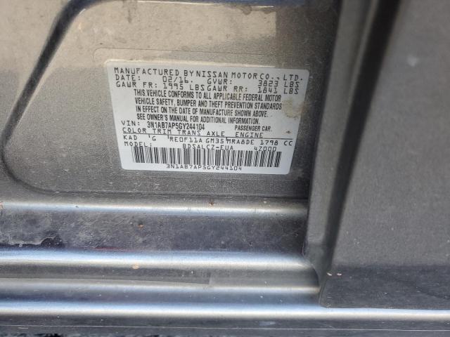 2016 NISSAN SENTRA S - 3N1AB7AP5GY244104