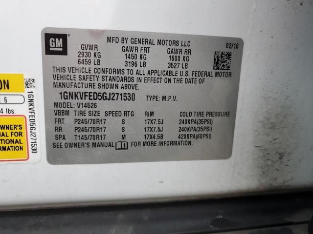 2016 CHEVROLET TRAVERSE L - 1GNKVFED5GJ271530