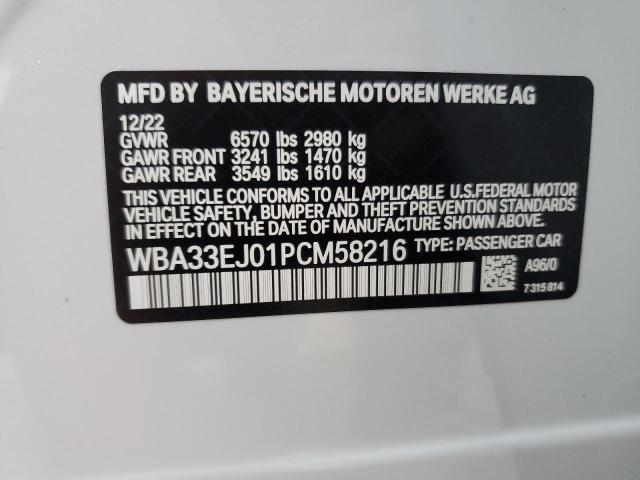 VIN WBA33EJ01PCM58216 2023 BMW 760 XI no.14