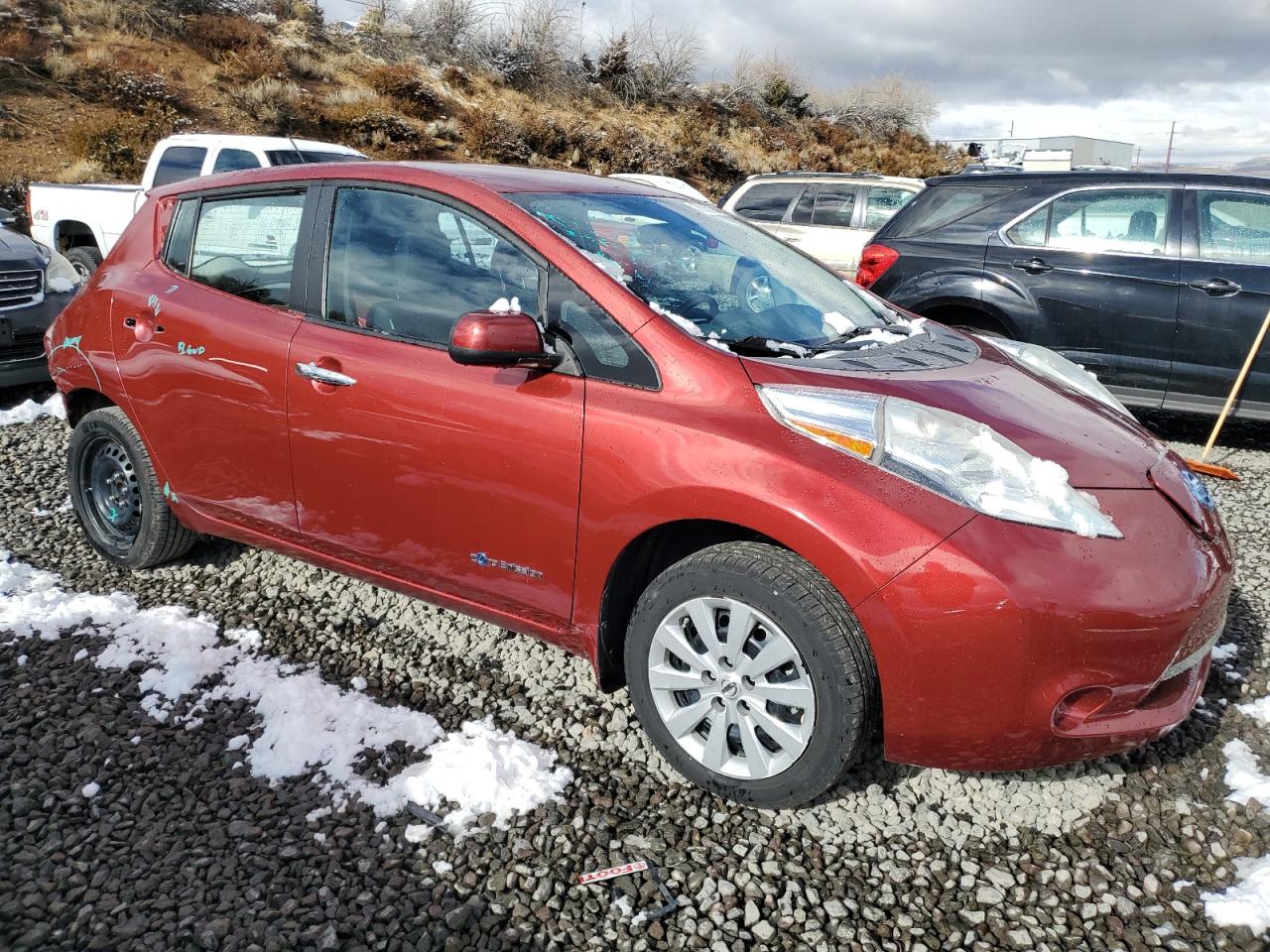 Lot #2981430632 2015 NISSAN LEAF S