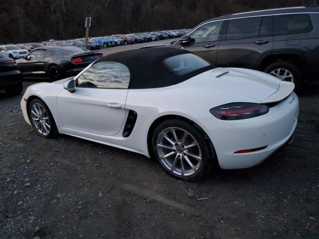 PORSCHE BOXSTER 2018 white  gas WP0CA2A82JS210910 photo #3