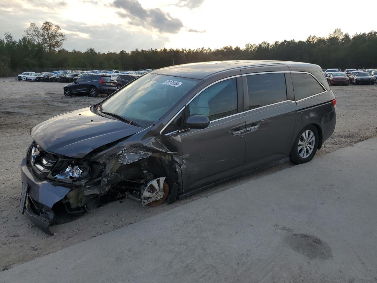 Lot #3029381682 2014 HONDA ODYSSEY EX