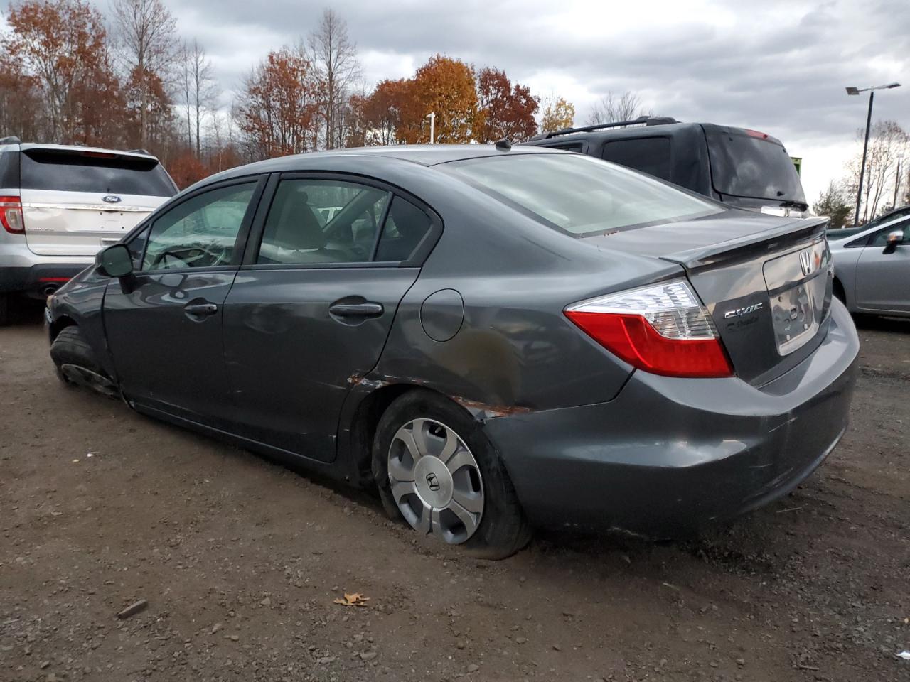 Lot #2958202539 2012 HONDA CIVIC HYBR