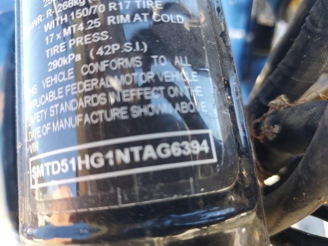 2022 TRIUMPH MOTORCYCLE SCRAMBLER - SMTD51HG1NTAG6394