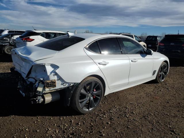 GENESIS G70 BASE 2023 white  gas KMTG54TE5PU121061 photo #4