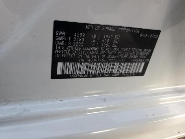 2022 SUBARU IMPREZA - 4S3GTAB68N3727017