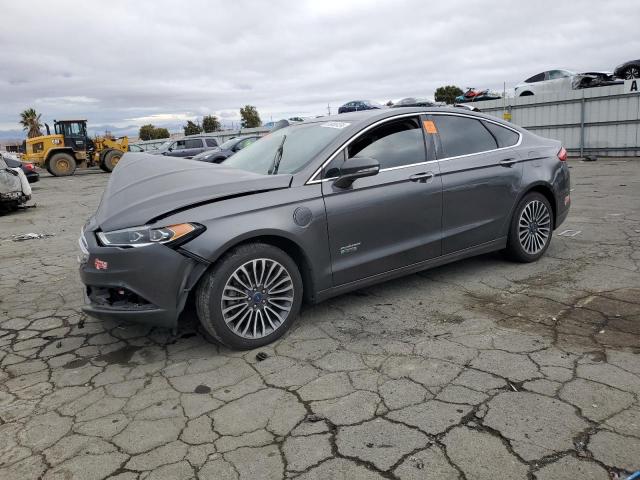 FORD FUSION SE 2017 gray  hybrid engine 3FA6P0PUXHR277500 photo #1