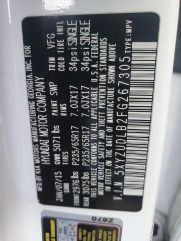 2015 HYUNDAI SANTA FE S - 5XYZUDLB2FG267305