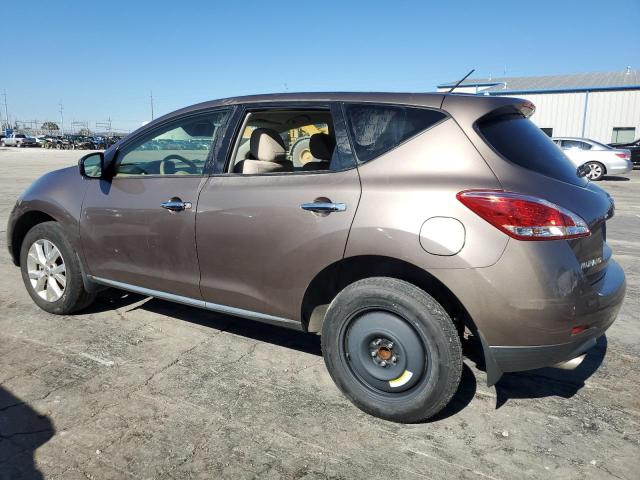 NISSAN MURANO S 2014 brown  gas JN8AZ1MU3EW412080 photo #3