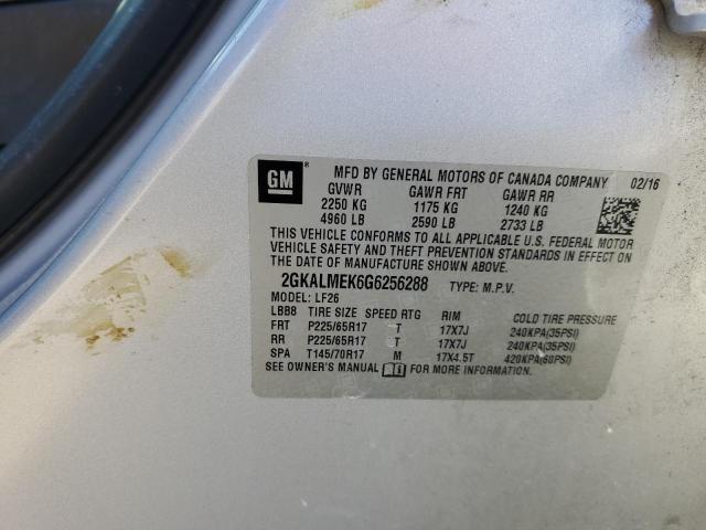 2016 GMC TERRAIN SL - 2GKALMEK6G6256288