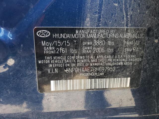 2016 HYUNDAI ELANTRA SE - 5NPDH4AE7GH697952