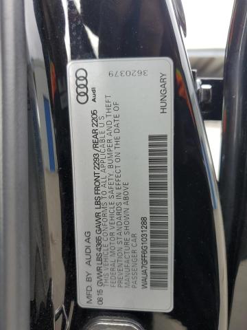 VIN WAUA7GFF6G1031288 2016 AUDI A3 no.12