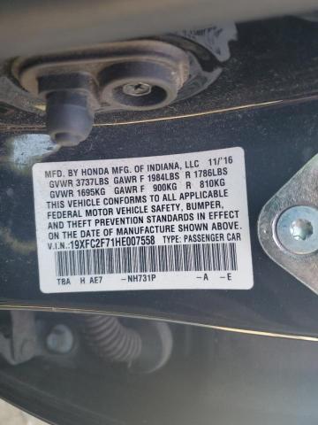 2017 HONDA CIVIC EX - 19XFC2F71HE007558