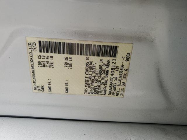 2016 NISSAN MAXIMA 3.5 - 1N4AA6AP3GC408121