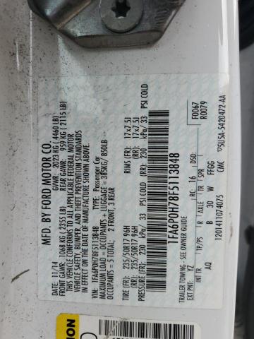 2015 FORD FUSION SE - 1FA6P0H78F5113848