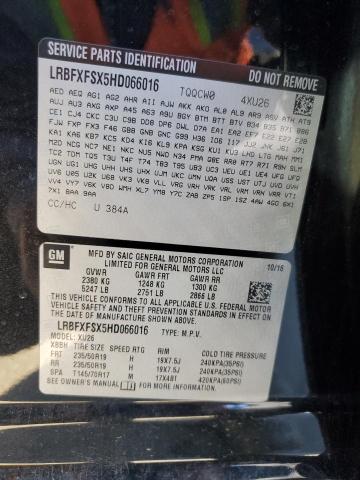 2017 BUICK ENVISION P - LRBFXFSX5HD066016