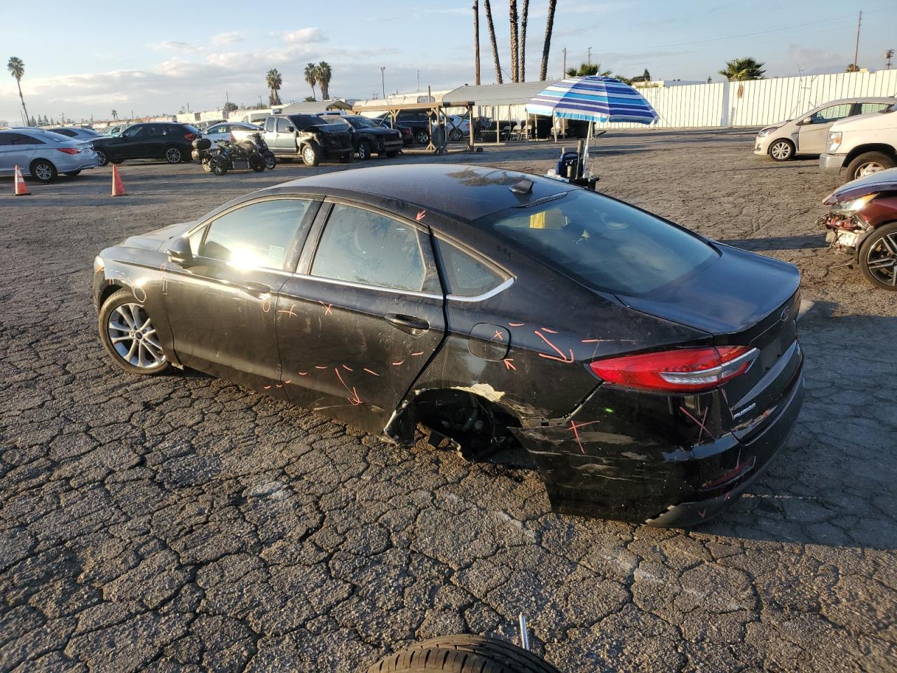 Lot #3028516915 2019 FORD FUSION SE