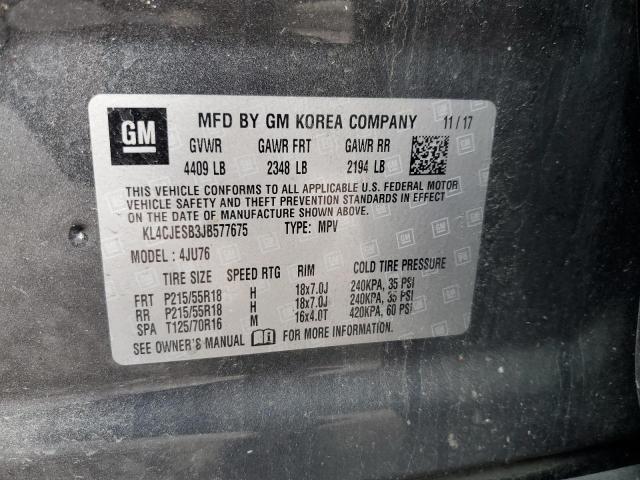 2018 BUICK ENCORE PRE - KL4CJESB3JB577675