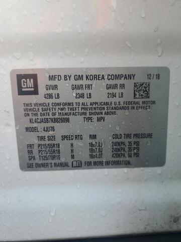 2019 BUICK ENCORE PRE - KL4CJASB7KB826098