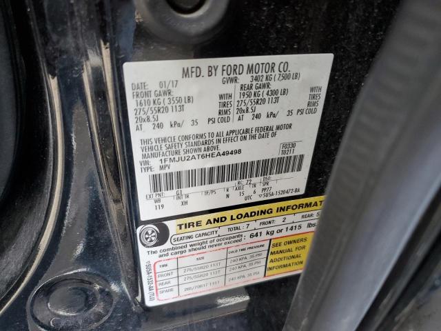 2017 FORD EXPEDITION - 1FMJU2AT6HEA49498