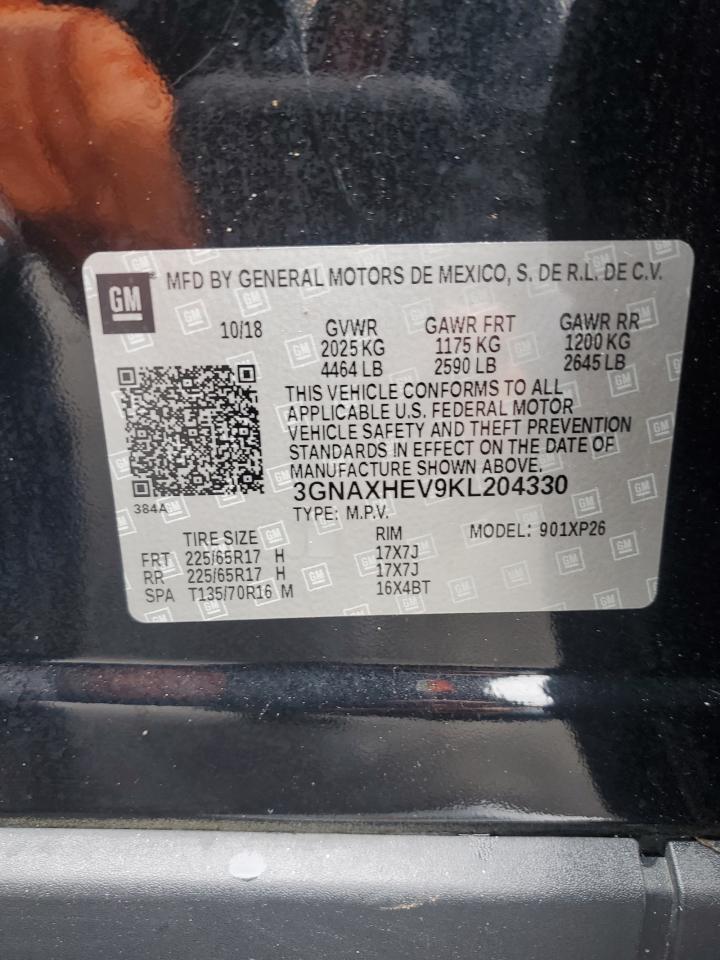 Lot #3034270096 2019 CHEVROLET EQUINOX LS