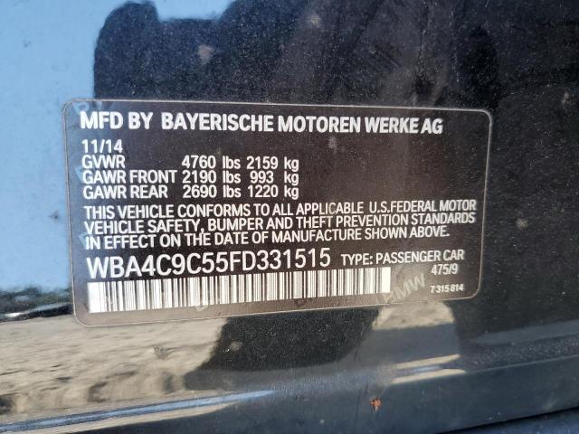 2015 BMW 428 XI GRA - WBA4C9C55FD331515