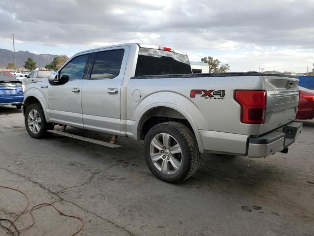 FORD F150 SUPER 2019 silver  gas 1FTEW1E46KFA36488 photo #3