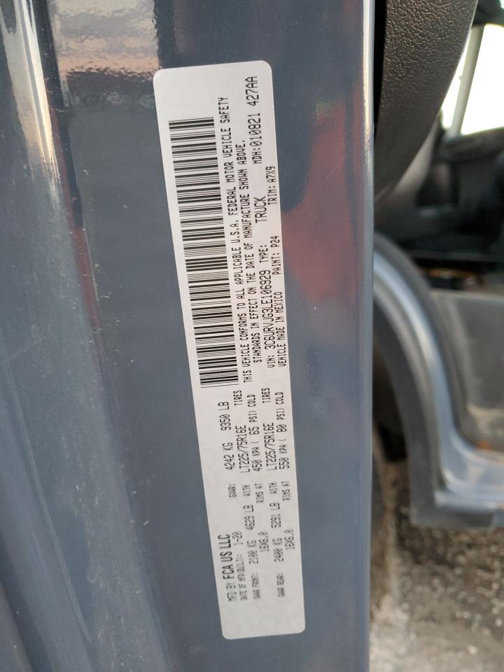 Lot #2994036967 2020 RAM PROMASTER