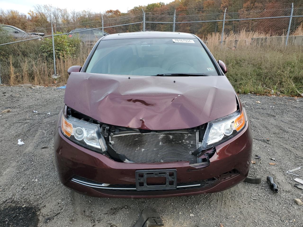 Lot #2977079154 2016 HONDA ODYSSEY EX