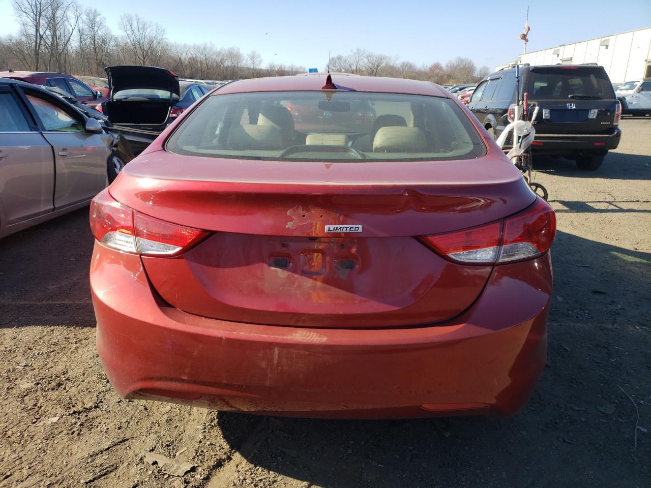 Lot #3023330247 2012 HYUNDAI ELANTRA GL