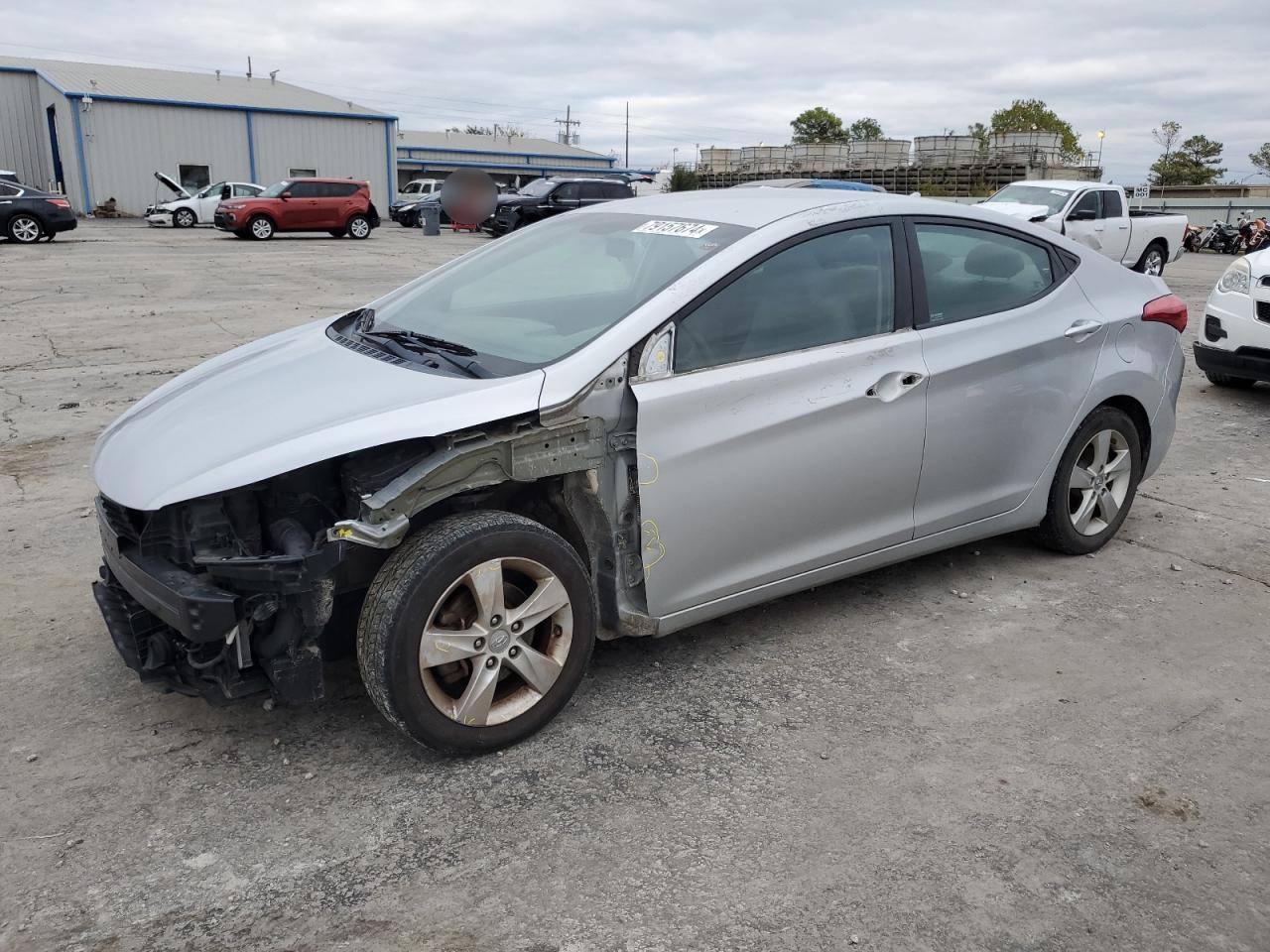 Lot #3024147855 2013 HYUNDAI ELANTRA GL