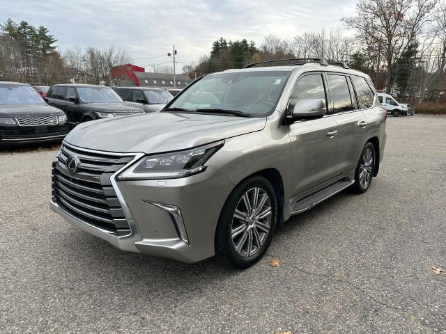 LEXUS LX 570 2017 gold 4dr spor gas JTJHY7AX9H4229956 photo #3