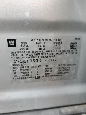 2015 CHEVROLET TRAX 1LT #3268396760