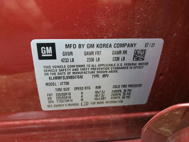 2022 BUICK ENCORE GX - KL4MMFSL8NB047640