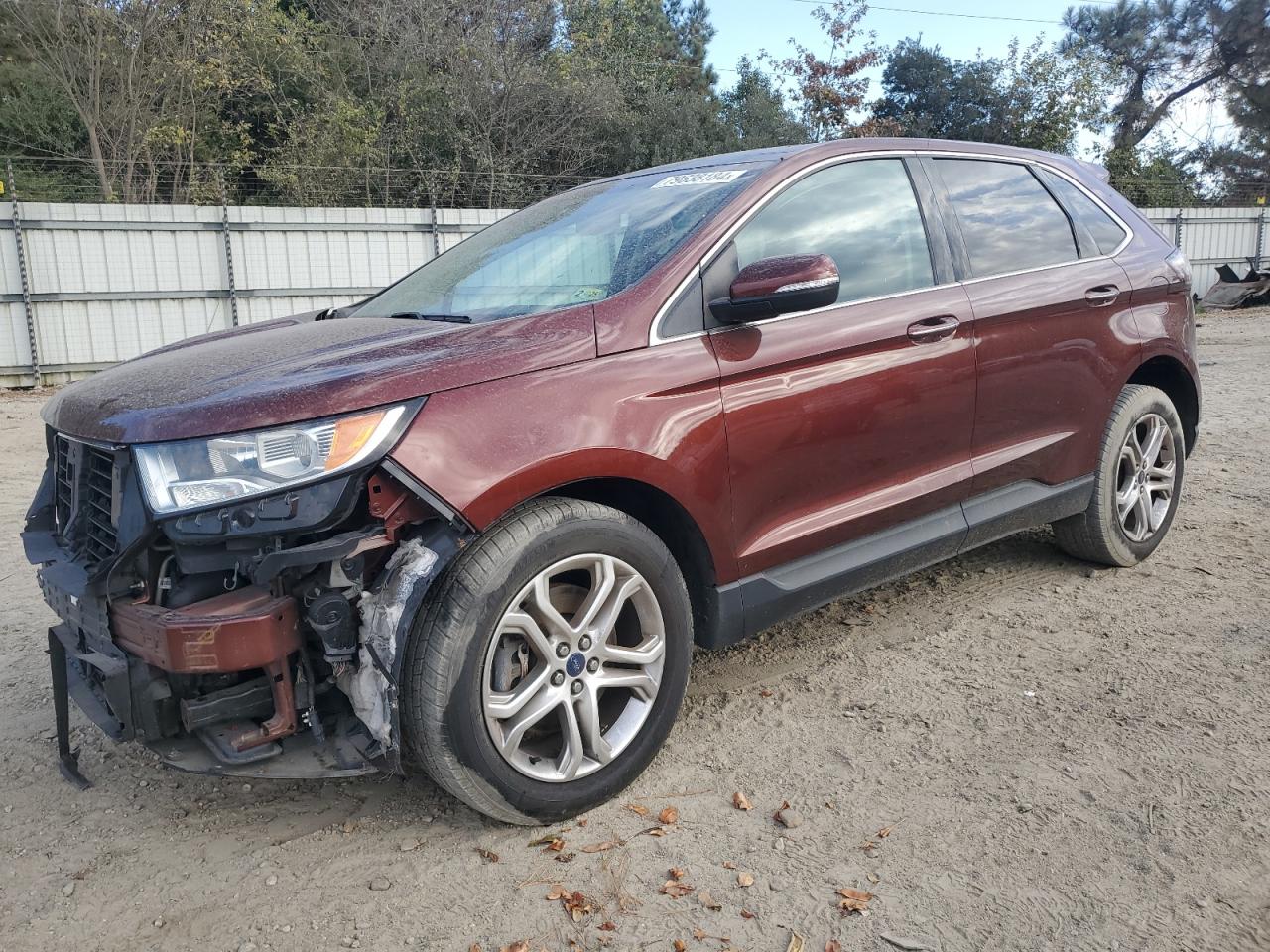 Lot #3028387813 2015 FORD EDGE TITAN