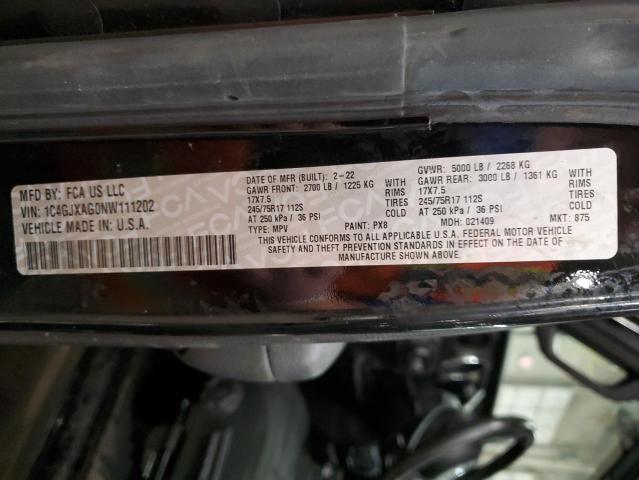 2022 JEEP WRANGLER S - 1C4GJXAG0NW111202