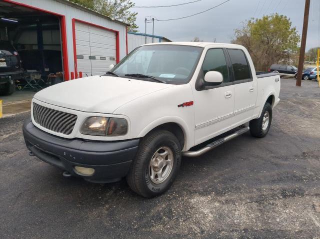 FORD F150 SUPER 2001 white crew pic gas 1FTRW08L41KE05871 photo #3