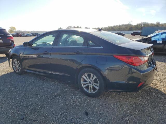 HYUNDAI SONATA GLS 2014 blue sedan 4d gas 5NPEB4AC9EH907145 photo #3