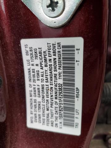 2015 HONDA CIVIC LX - 19XFB2F51FE293832